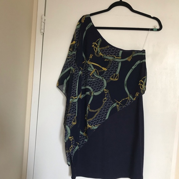 HOST PICK!!!!✨2/$35✨One shoulder dress - Picture 6 of 6